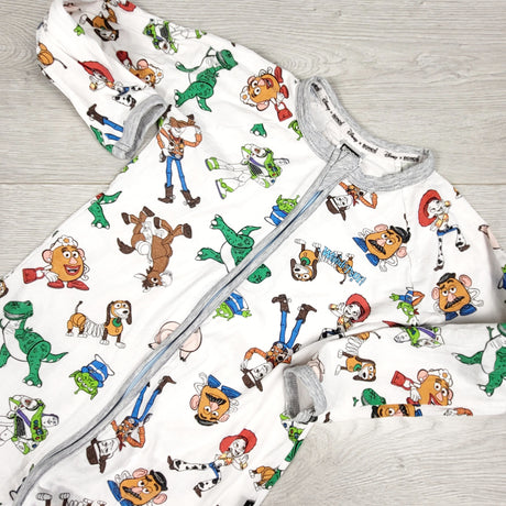 Bonds x Disney white Toy Story wondersuit. Size 18-24 months