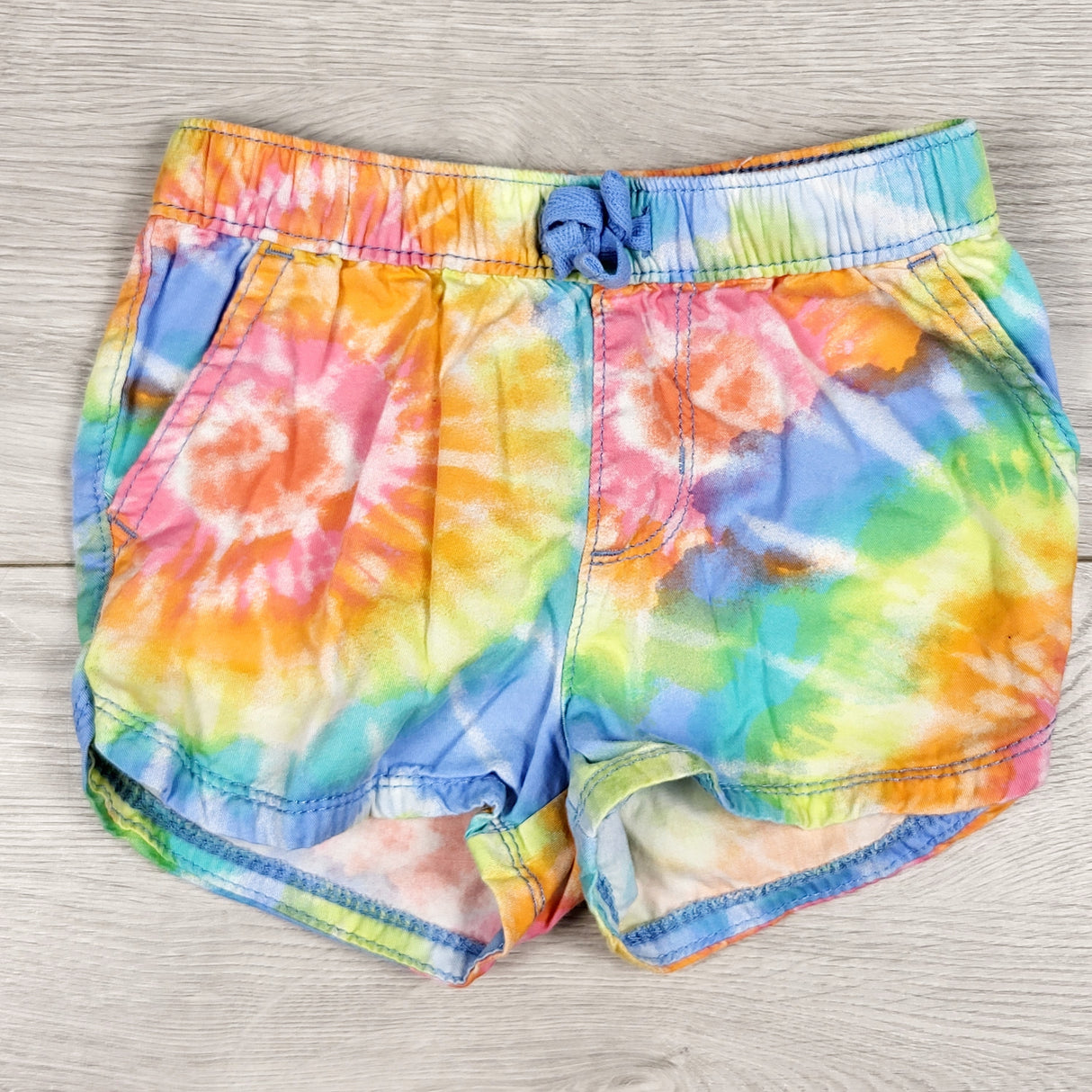 Children's Place tie dye twill shorts. Size 18-24 months