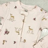 Carters pink "Purely Soft" bamboo FEEL sleeper with deer. Size 24 months