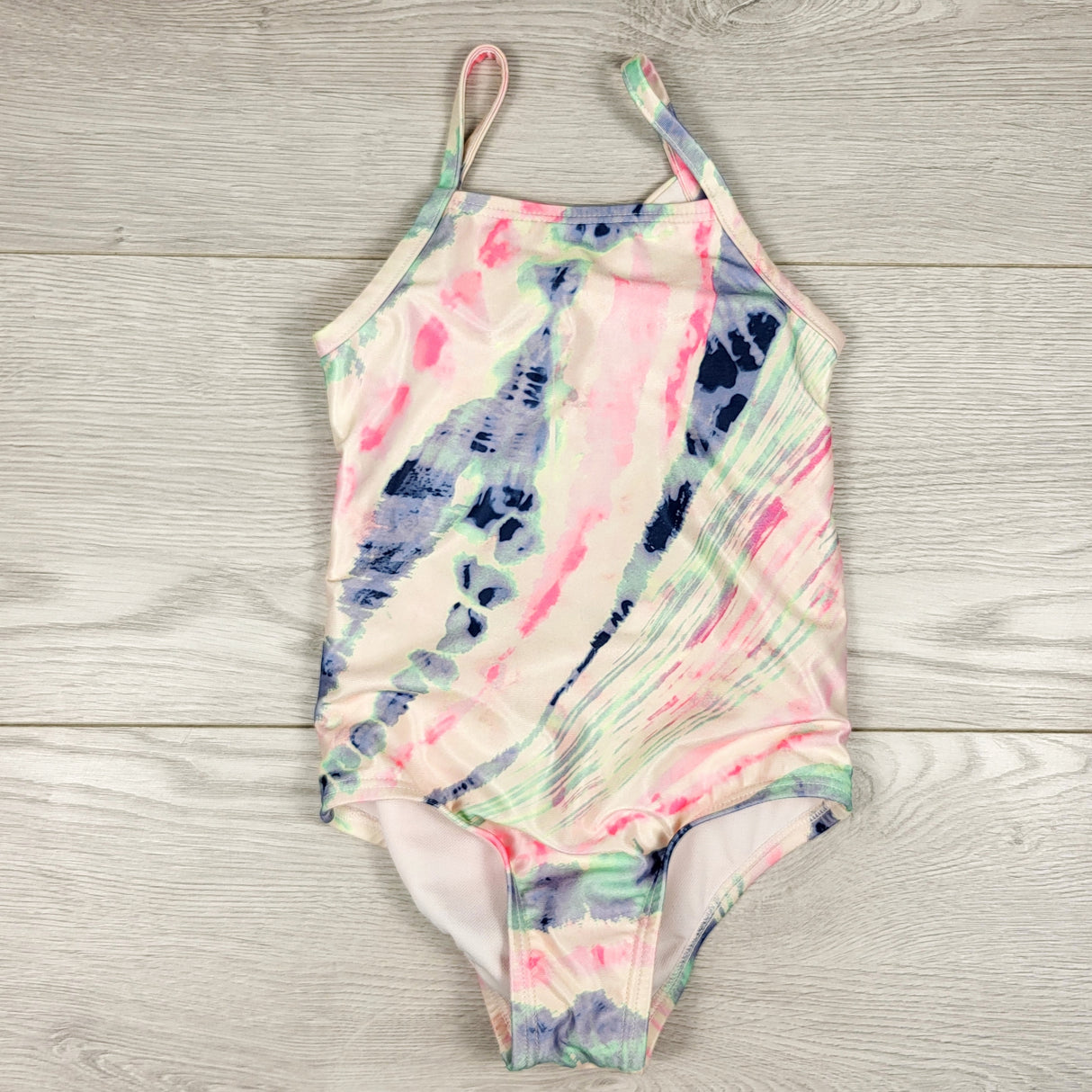 Gap tie dye style swimsuit with cut-out. Size 2T