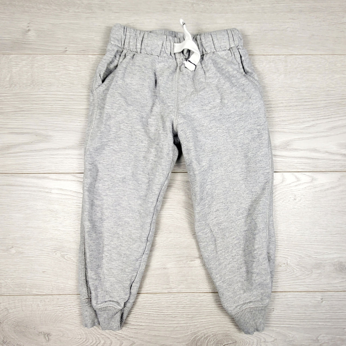 Carters grey cotton drawstring pants. Size 24 months