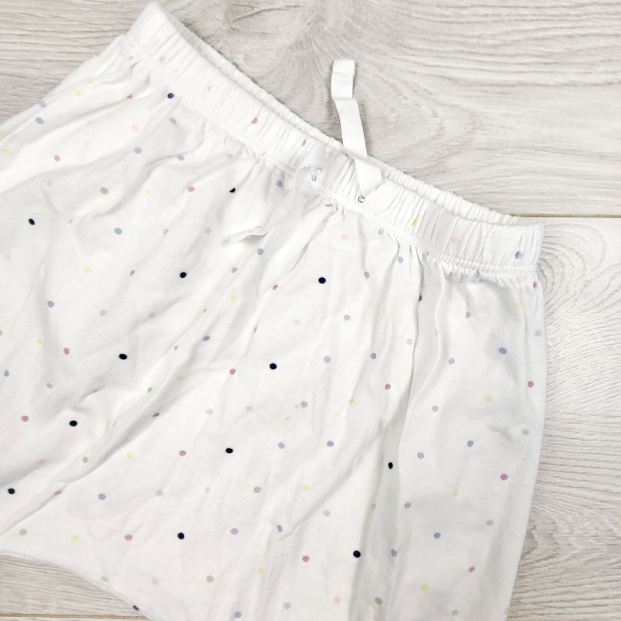 Gap white polka dot pants. Size 18-24 months