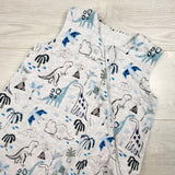 Loulou Lollipop grey dinosaur print sleep sack. Size 18-36 months