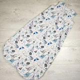 Loulou Lollipop grey dinosaur print sleep sack. Size 18-36 months