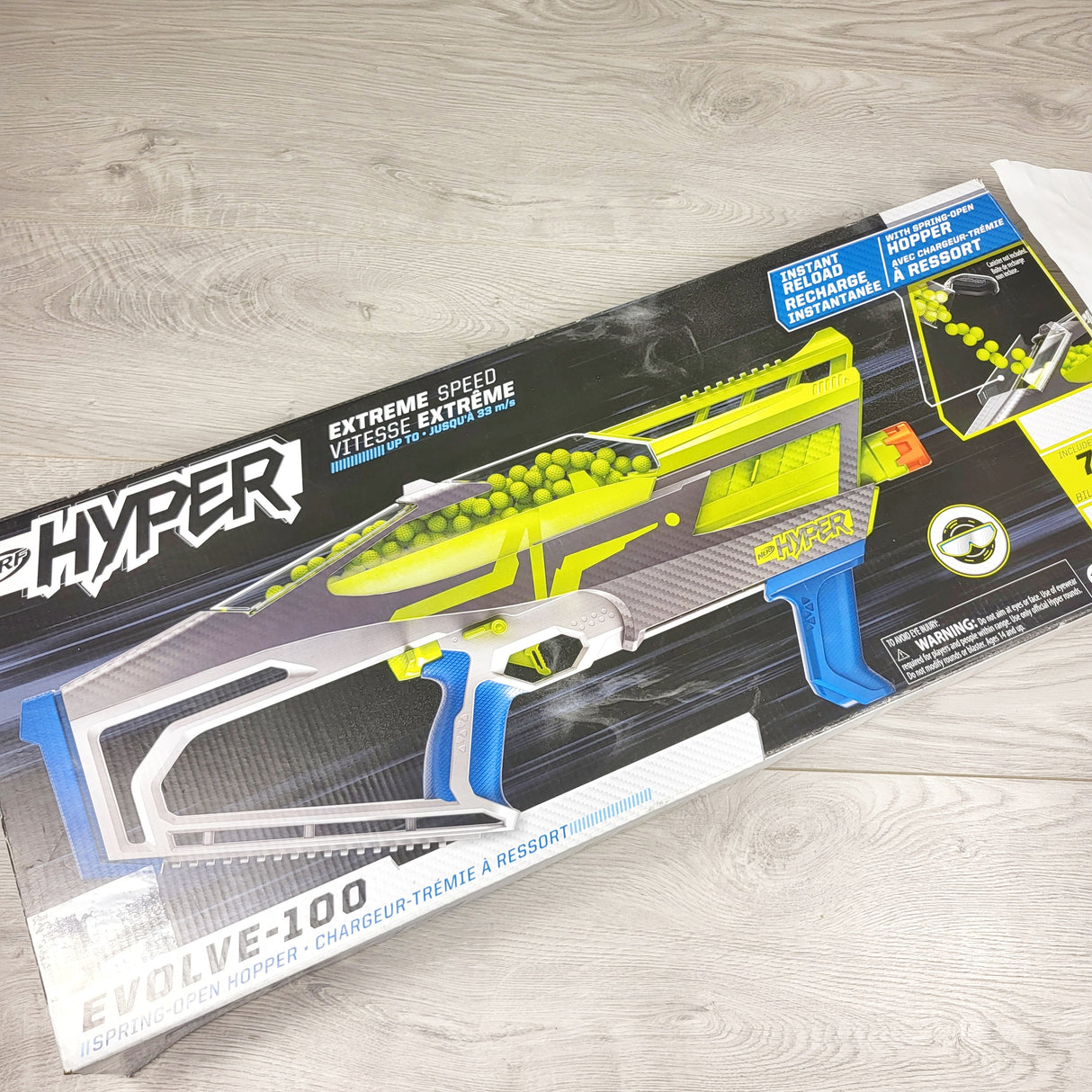 Nerf Hyper Evolve-100 Blaster toy (sorry, no shipping)