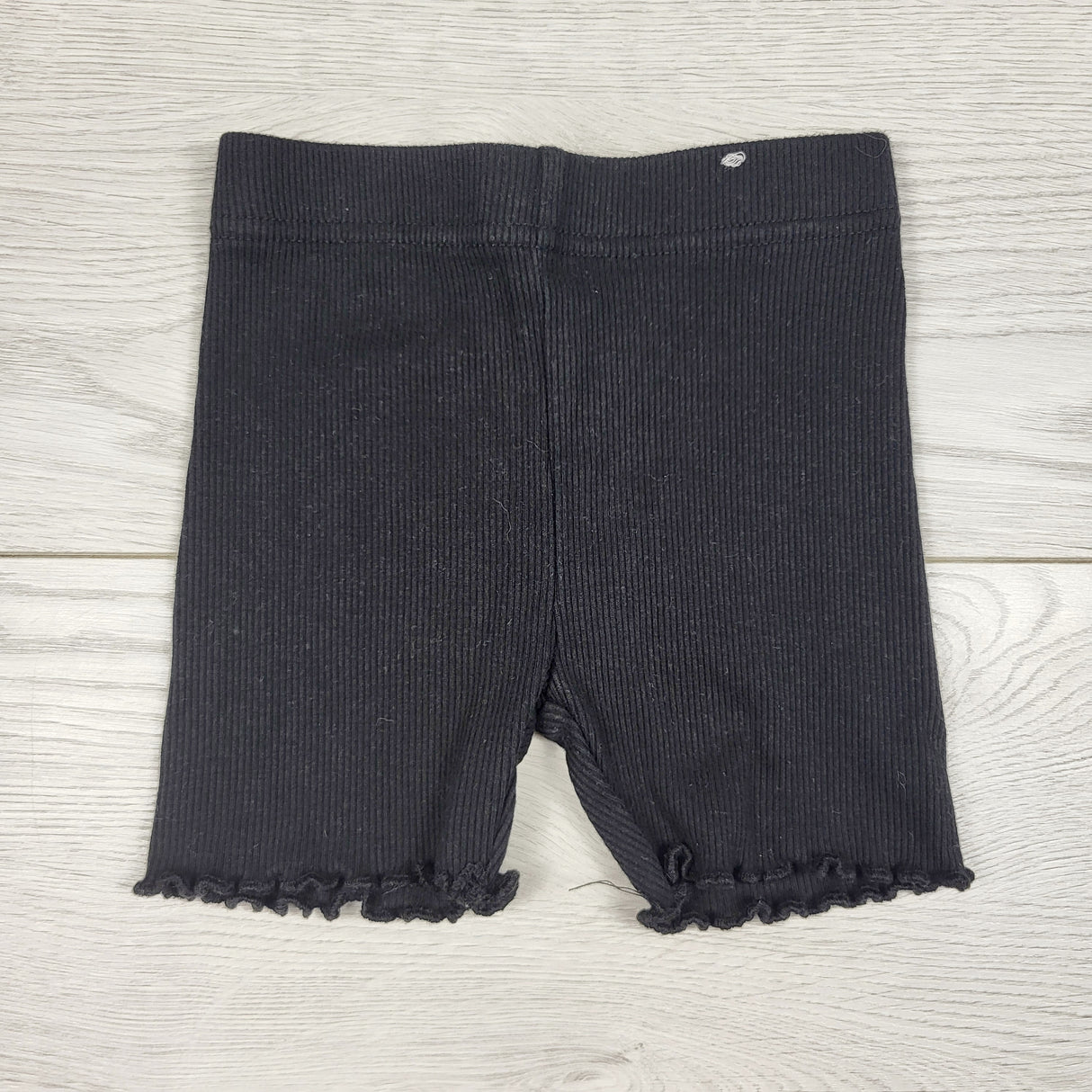 Garanimals black ribbed bicycle shorts. Size 18 months