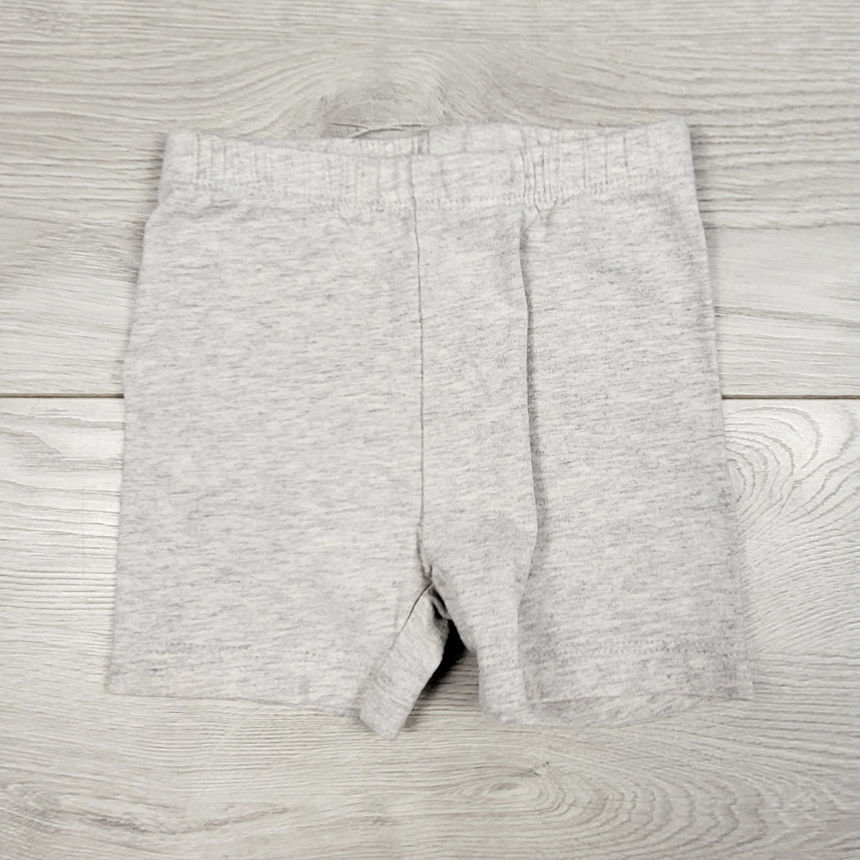 Old Navy grey bicycle shorts. Size 18-24 months