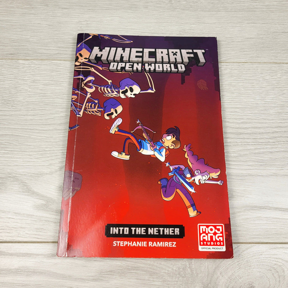 Minecraft Open World: Into the Nether. Soft cover novel