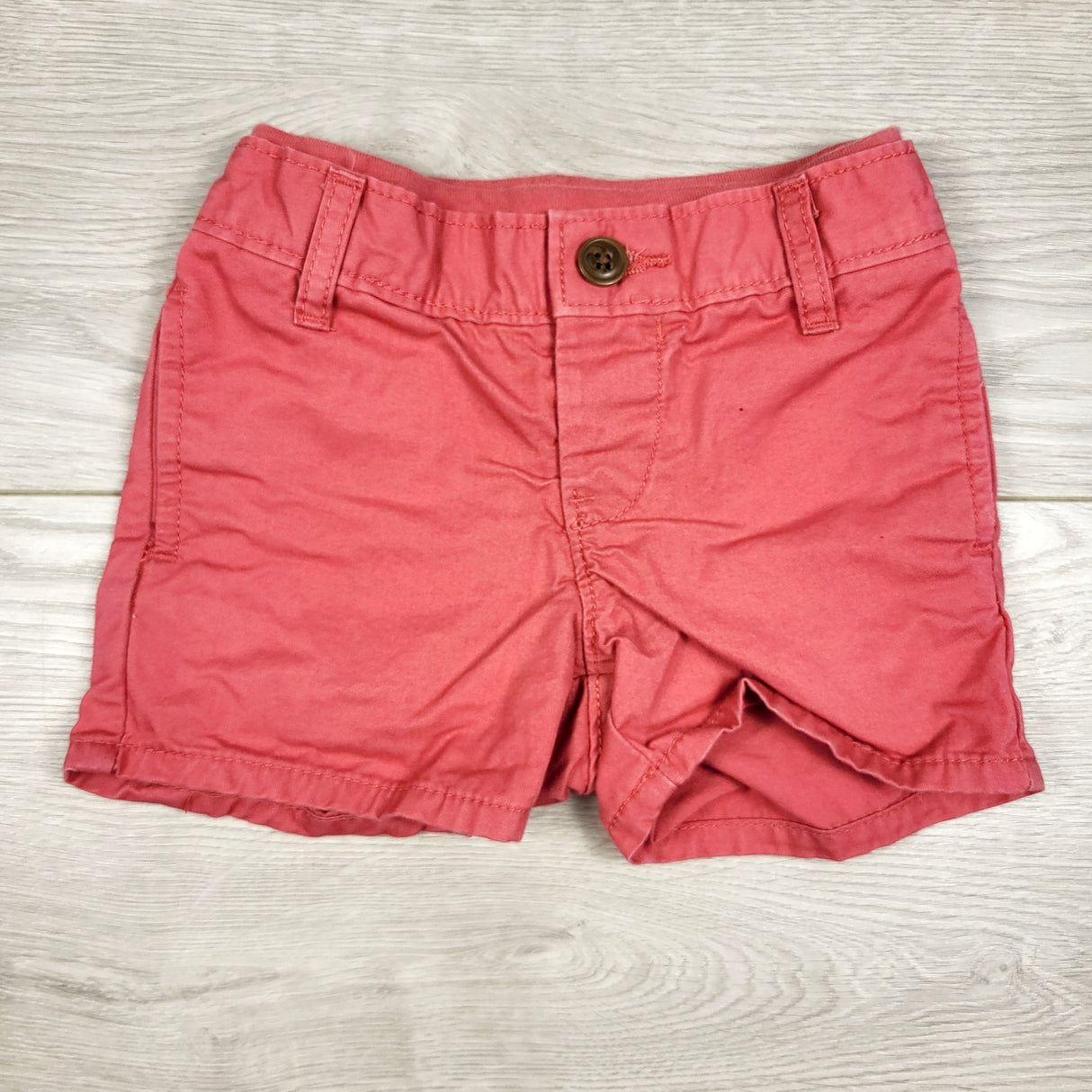Gap pink twill shorts. Size 6-12 months