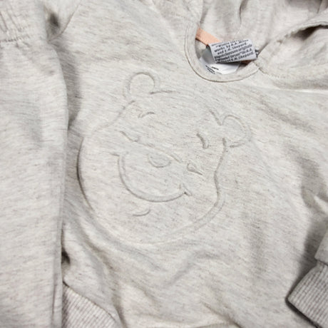 Grey Winnie the Pooh 2pc hoodie set. Size 6 months