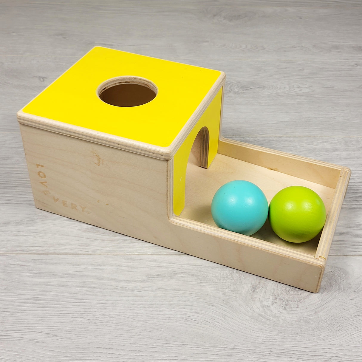 Lovevery wooden ball drop toy (sorry, no shipping)