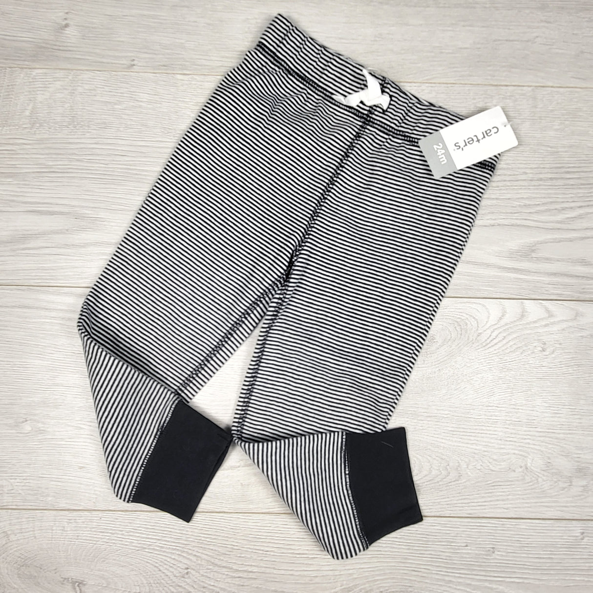 NEW - Carters striped cotton pants. Size 24 months