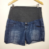 Thyme Maternity denim maternity shorts. Size XL