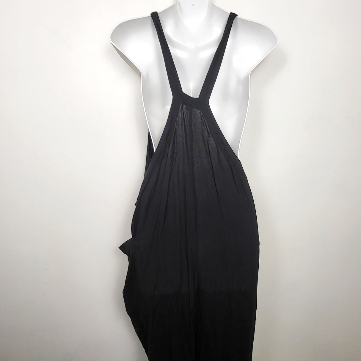 Ripe Maternity Black Poppy Linen Jumpsuit . Size large