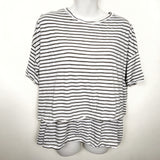 Ripe Maternity striped Claudette nursing tee. Size large