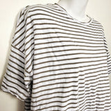 Ripe Maternity striped Claudette nursing tee. Size large