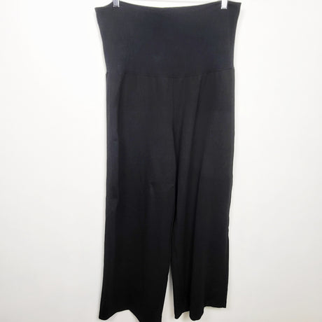 Hazel and Jool black palazzo maternity pants. Size large
