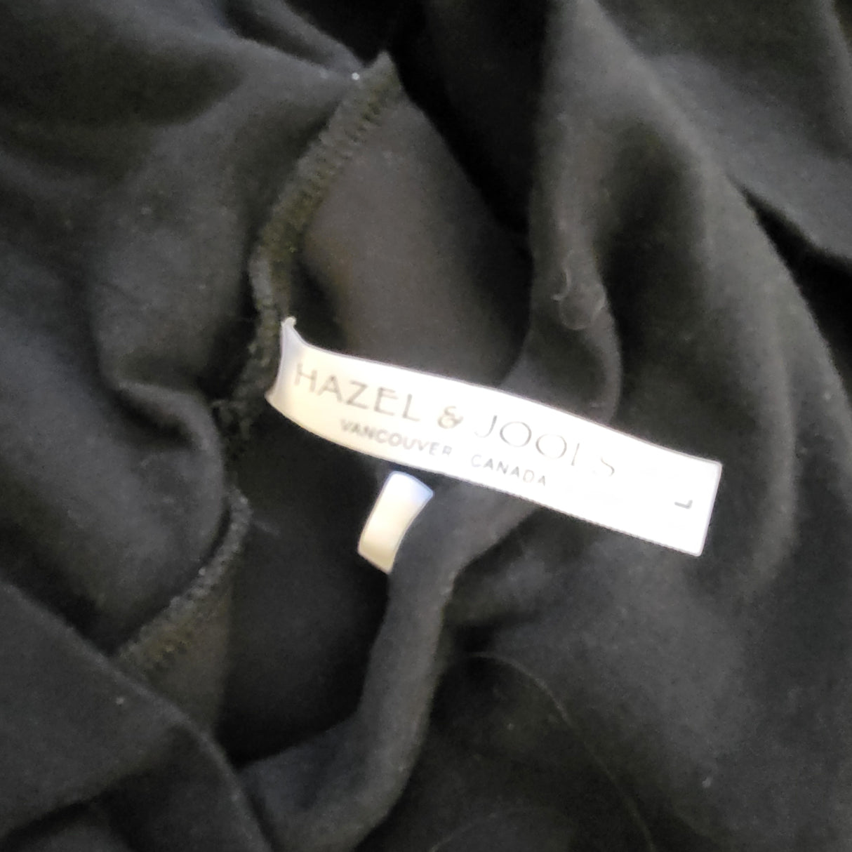Hazel and Jool black palazzo maternity pants. Size large