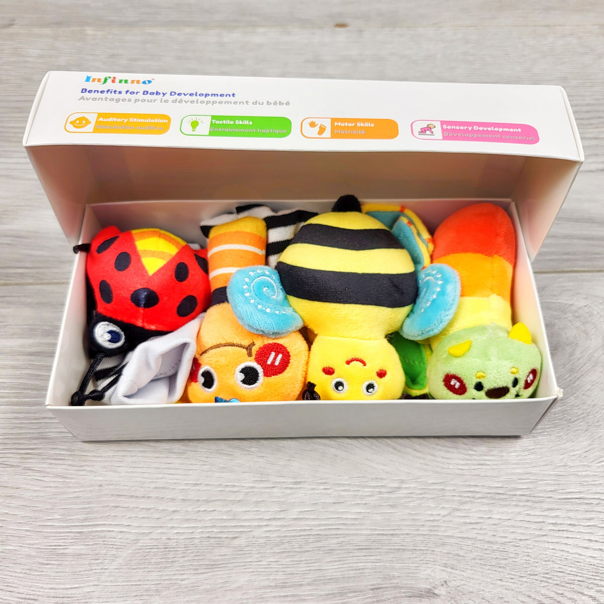 NEW - Infinno foot and wrist rattle set
