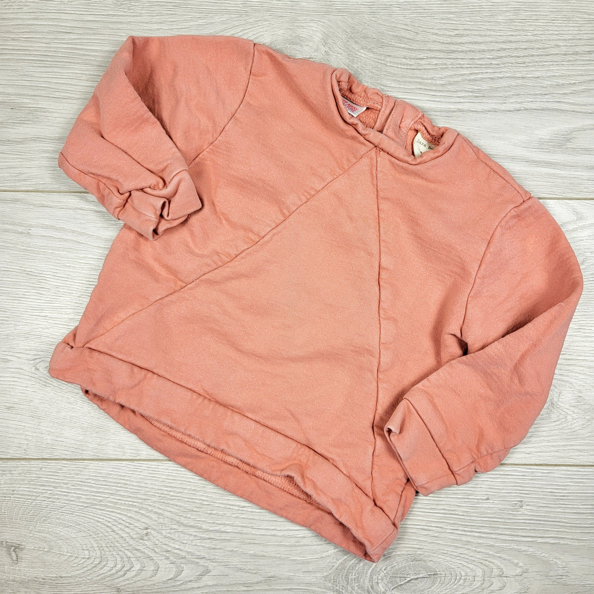 Zara pink sweatshirt. Size 9-12 months