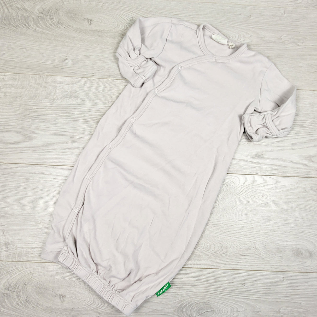 Parade pale purple organic cotton sleep gown. Size 3-6 months