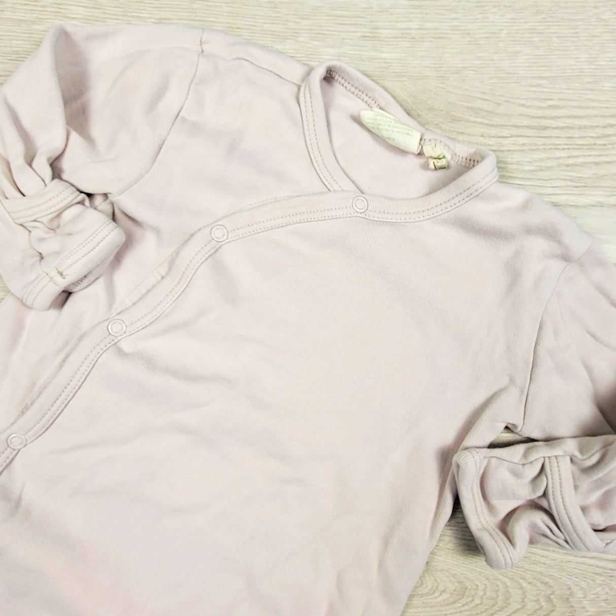 Parade pale purple organic cotton sleep gown. Size 3-6 months