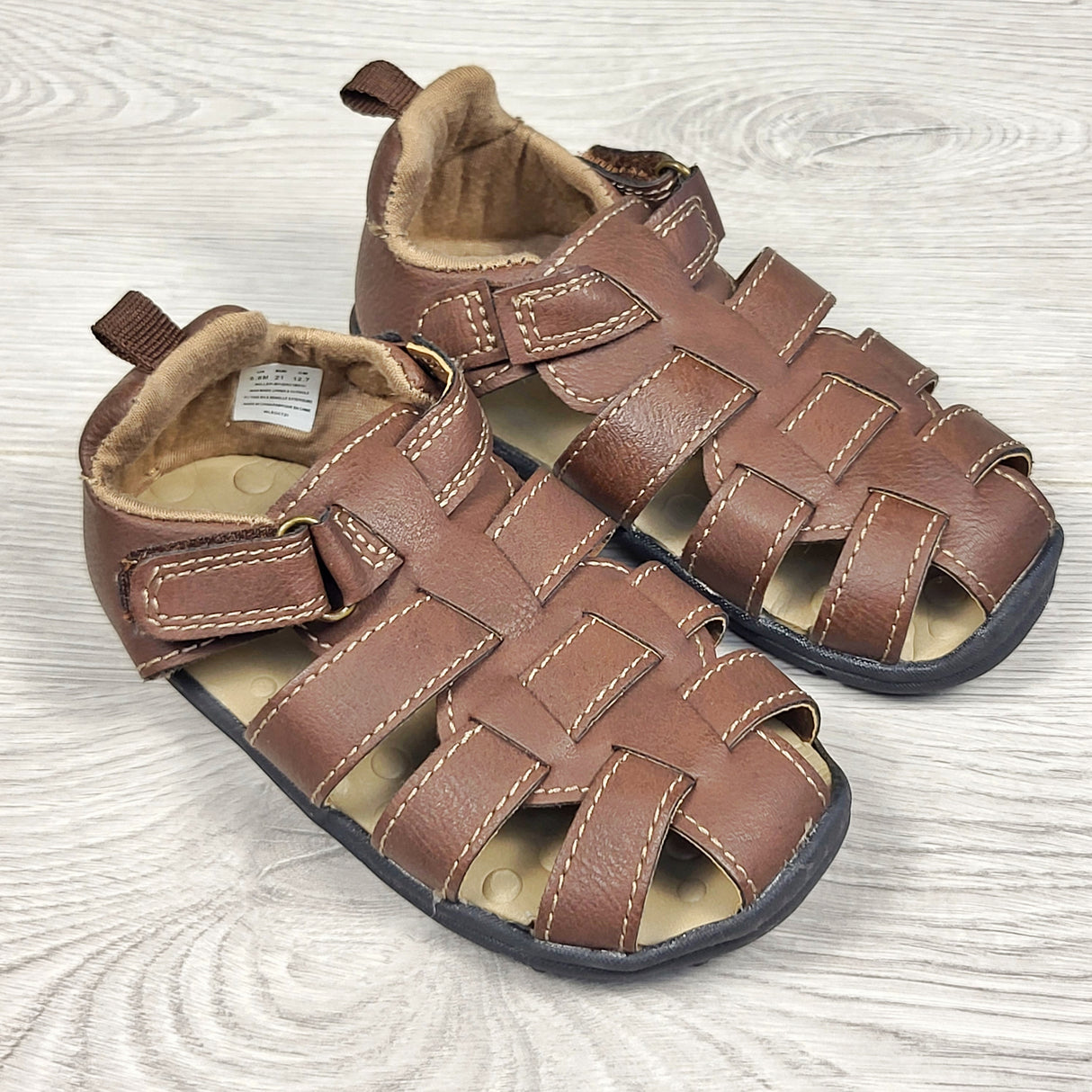 Carters brown fisherman sandals. Size 5.5