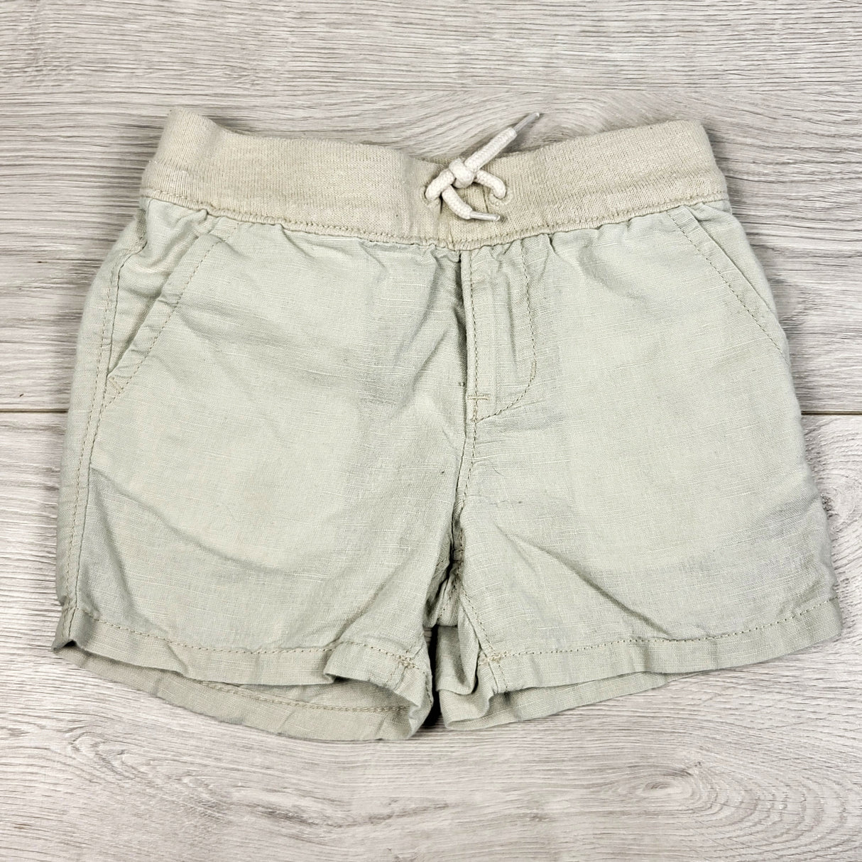 Gap beige linen blend shorts. Size 12-18 months