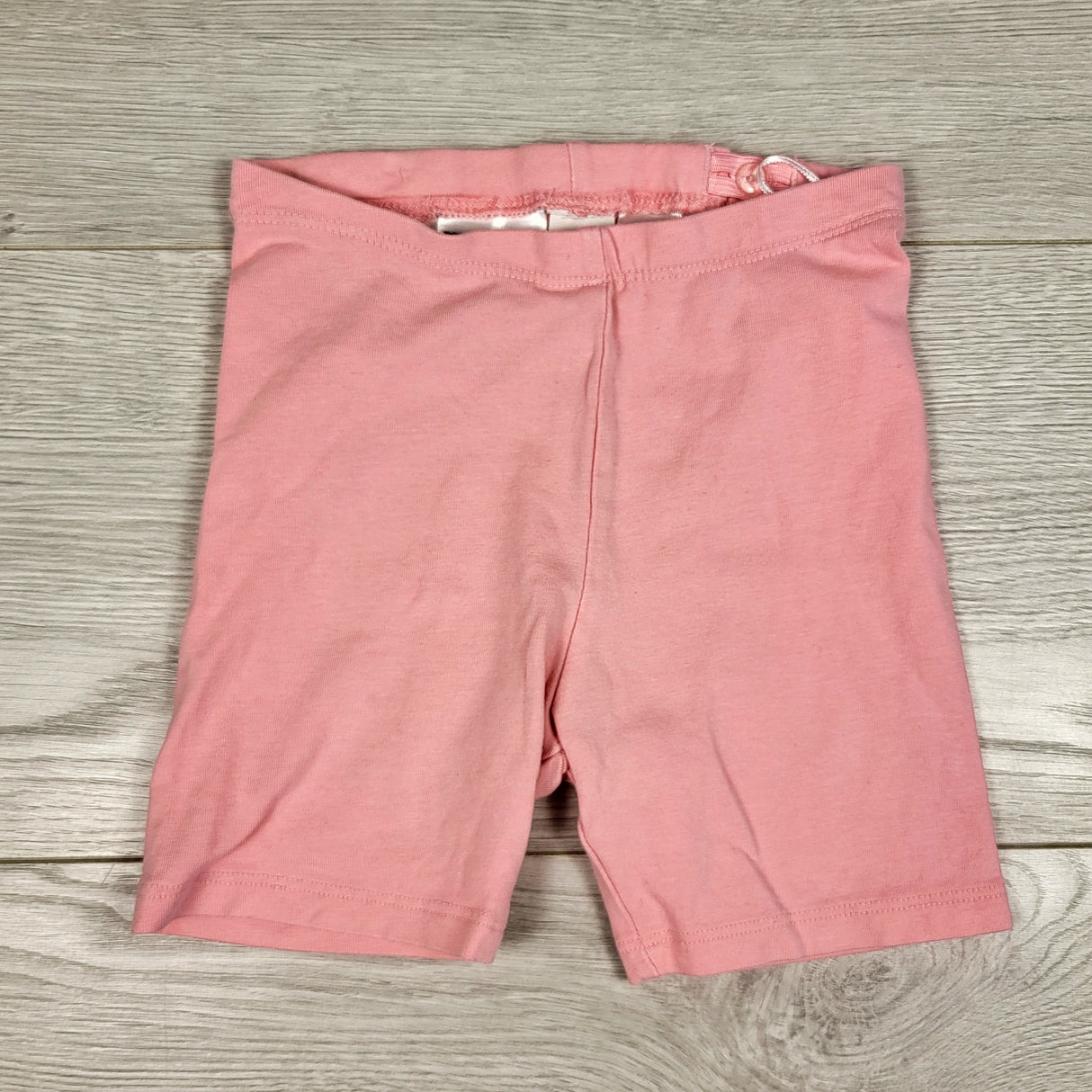 H and M pink bicycle shorts. Size 12-18 months
