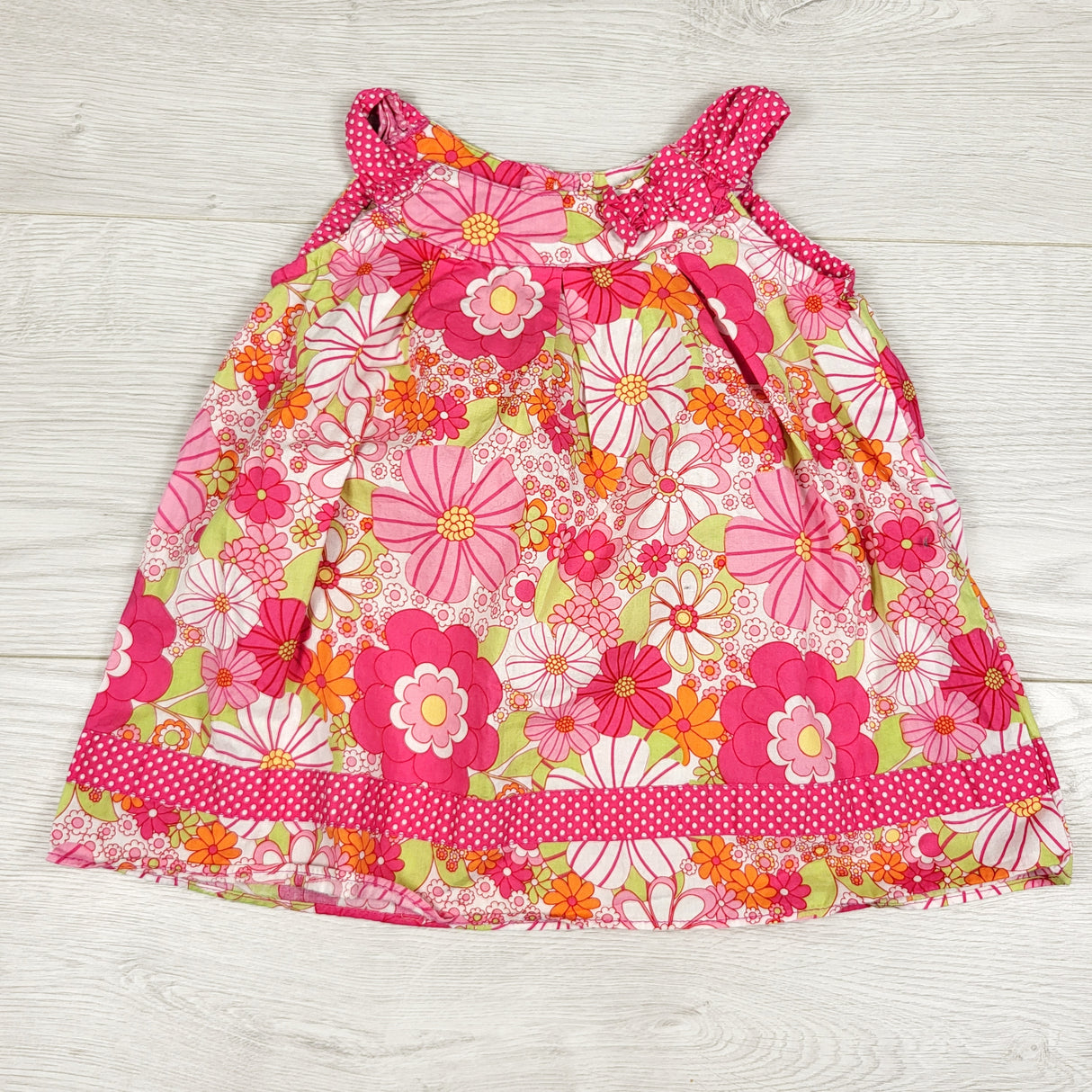 George floral print sleeveless dress. Size 12 months