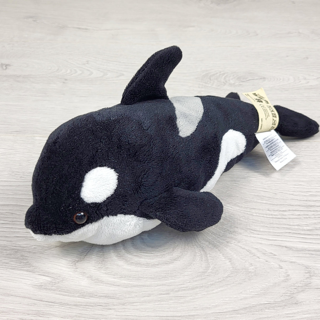 WWF plush orca toy