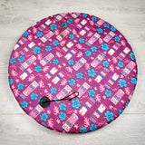 Pink Tiki pattern knee board / water toy (sorry, no shipping)