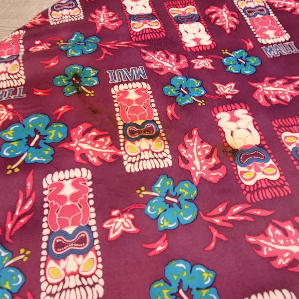 Pink Tiki pattern knee board / water toy (sorry, no shipping)