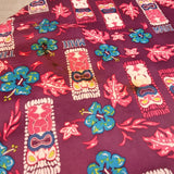 Pink Tiki pattern knee board / water toy (sorry, no shipping)