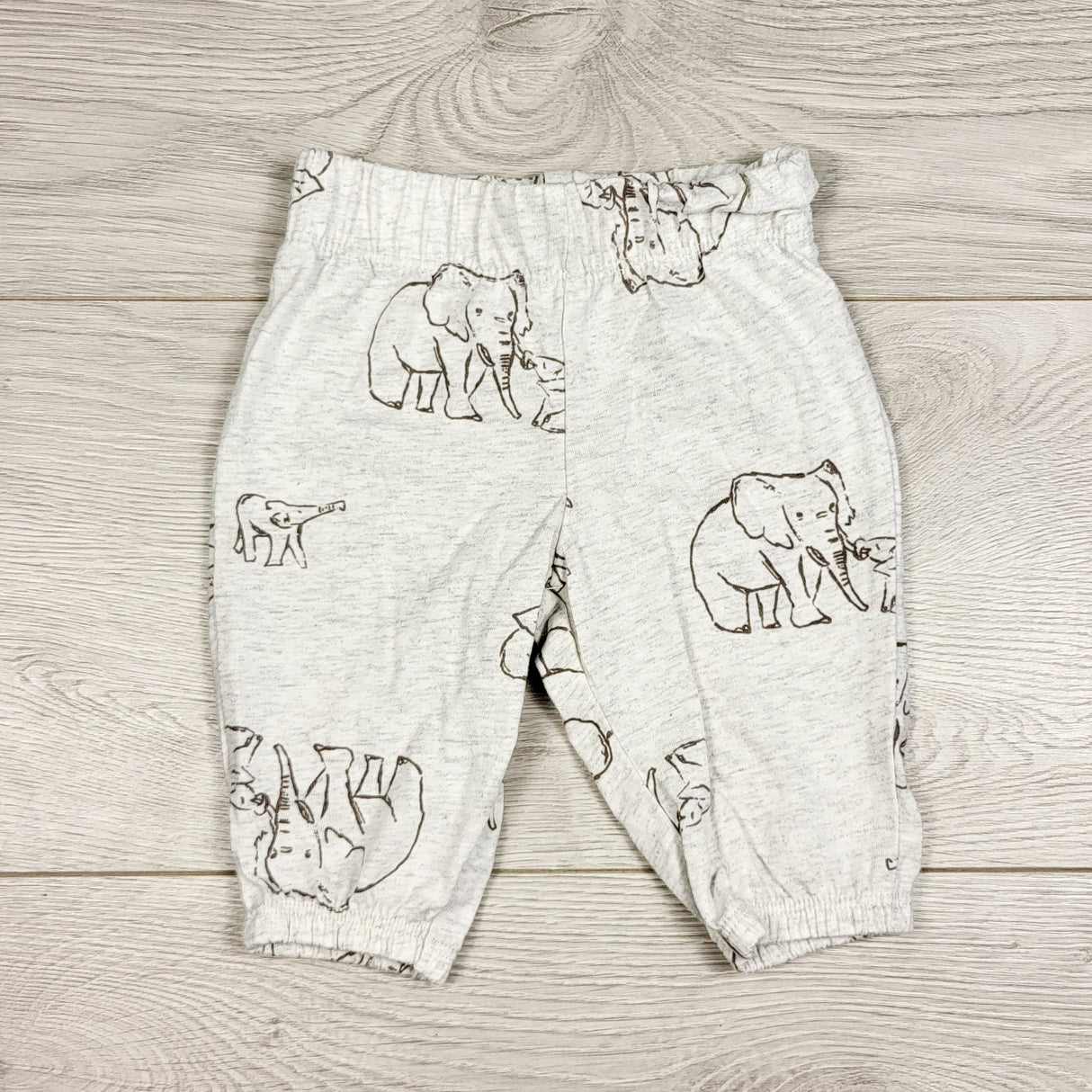Carters grey elephant pants. Size 3 months