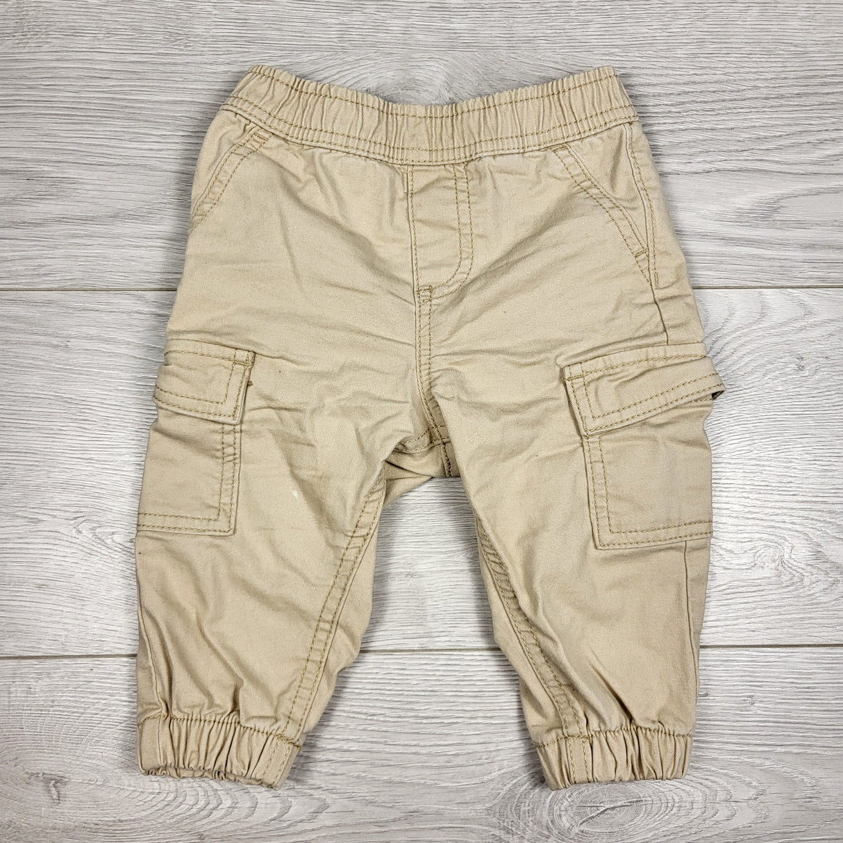 Joe khaki cargo pants. Size 6-12 months