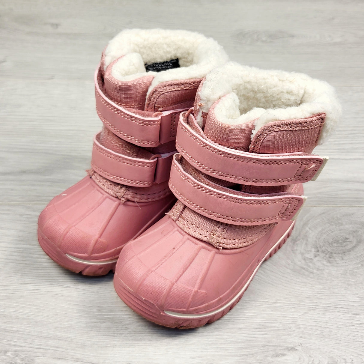 Joe pink snow boots. Size 5