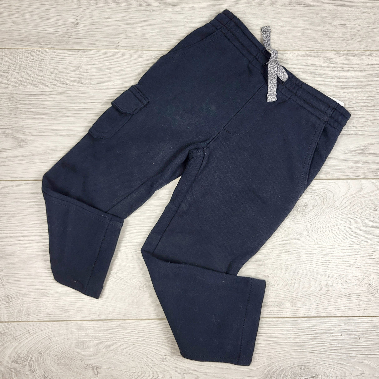 NEW - Carters navy fleecy lined joggers. Size 2T