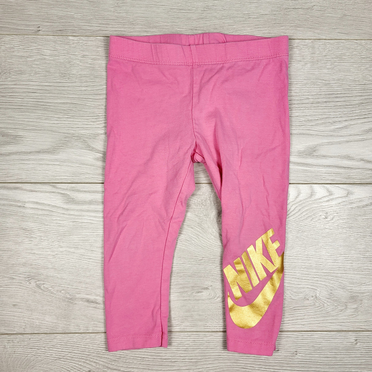 Nike pink cotton leggings. Size 2T
