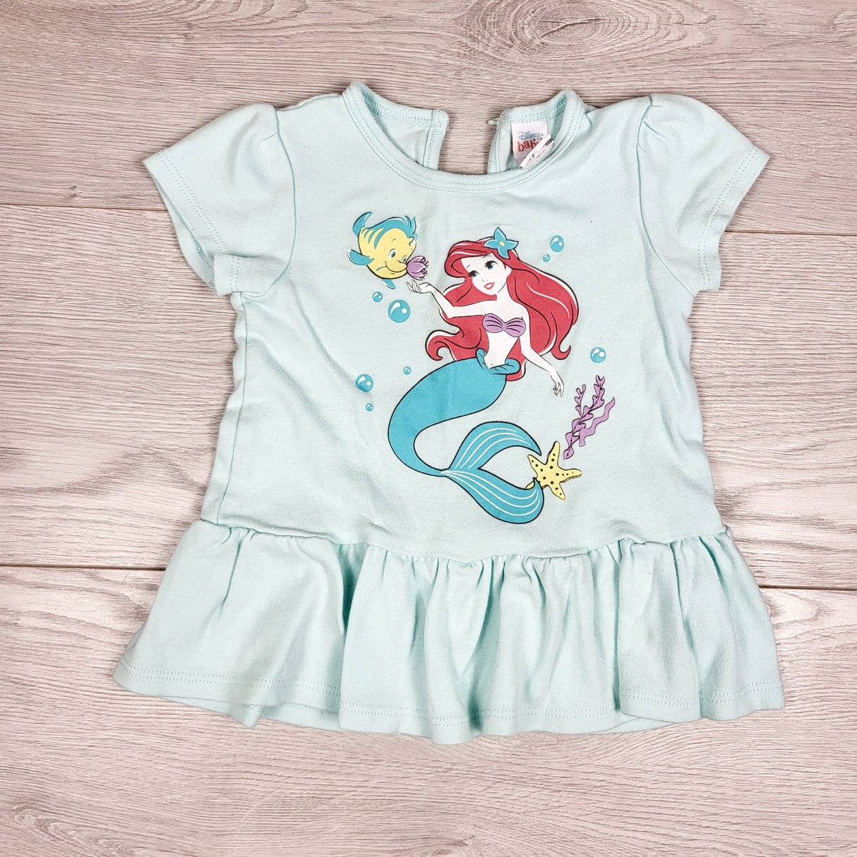 Disney Baby Little Mermaid top. Size 18 months