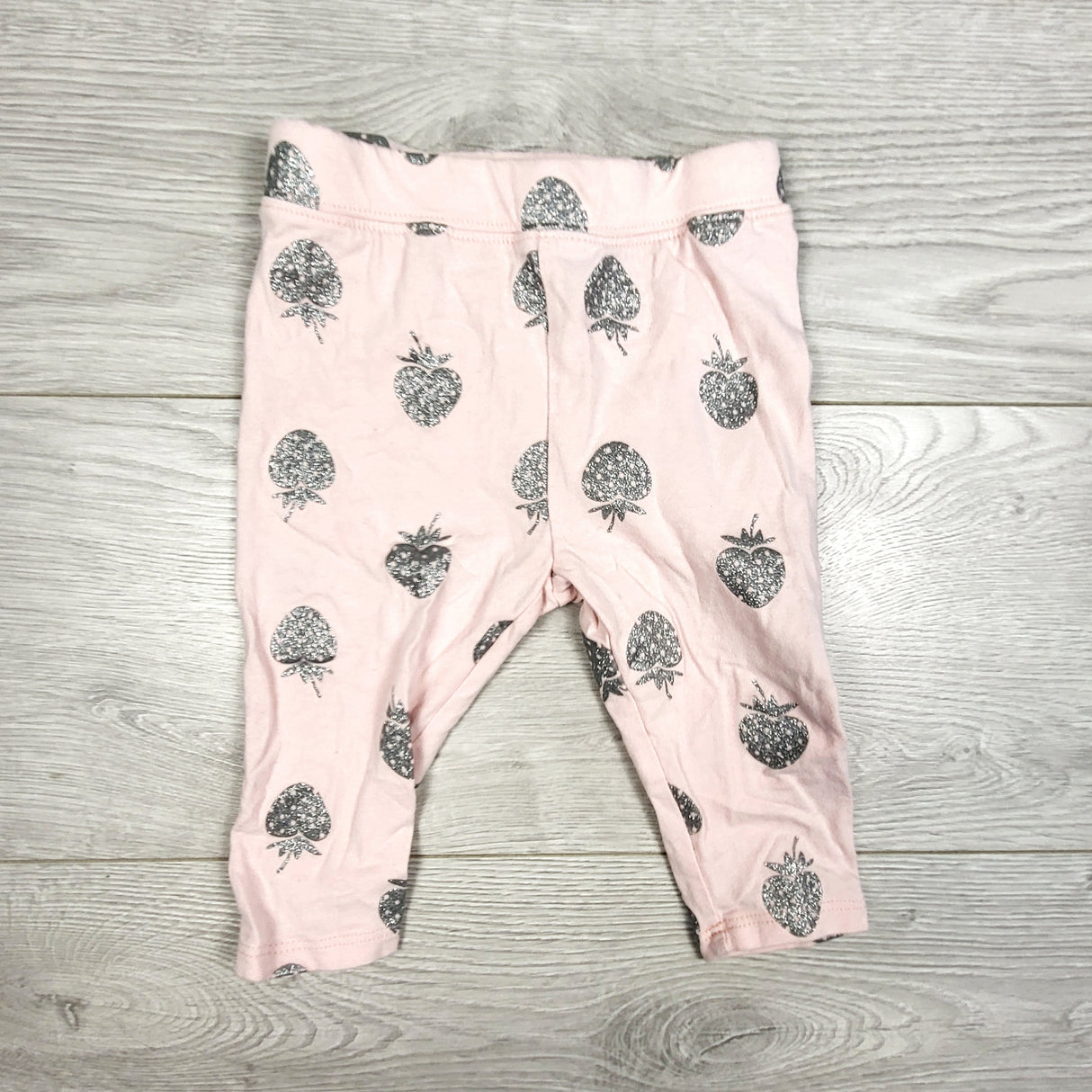 Gap pink leggings with glitter pineapples. Size 12-18 months