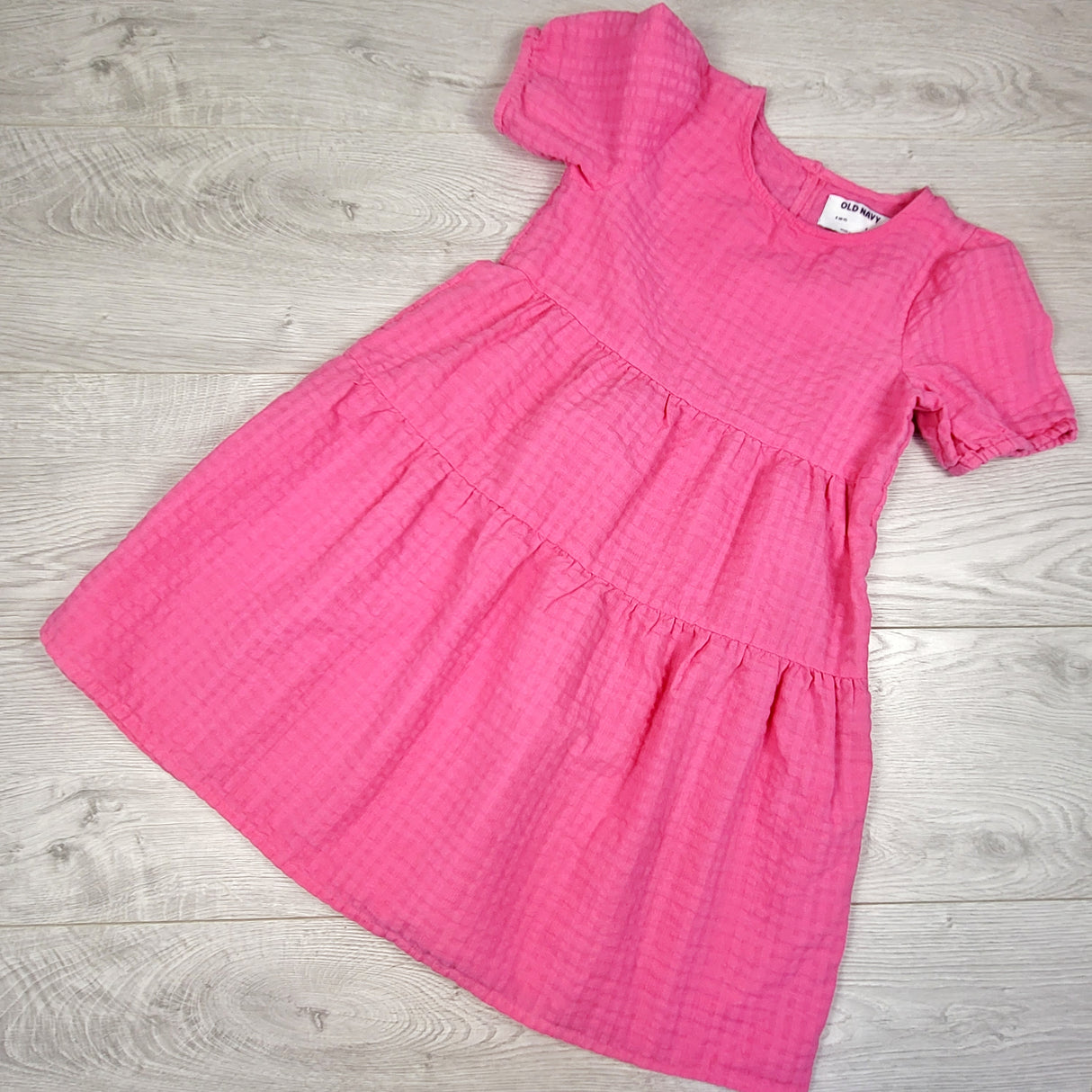 old navy pink dress Old Navy pink textured dress. Size 6/7 – Pea Shoots Consignment