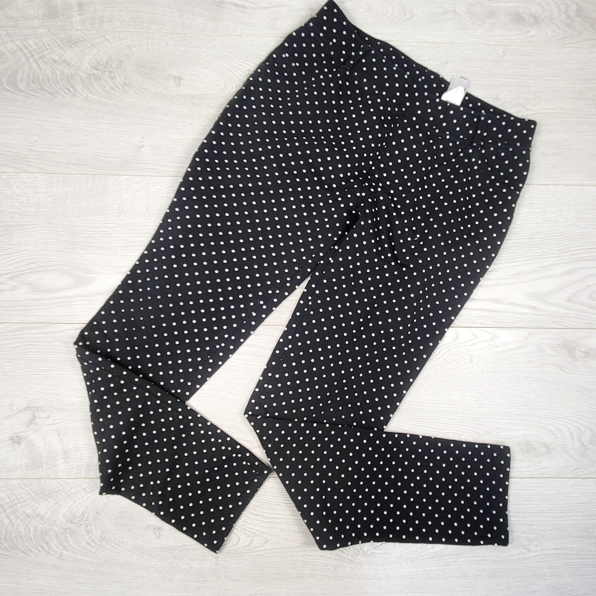 Joe black polka dot cotton jeggings. Size 14