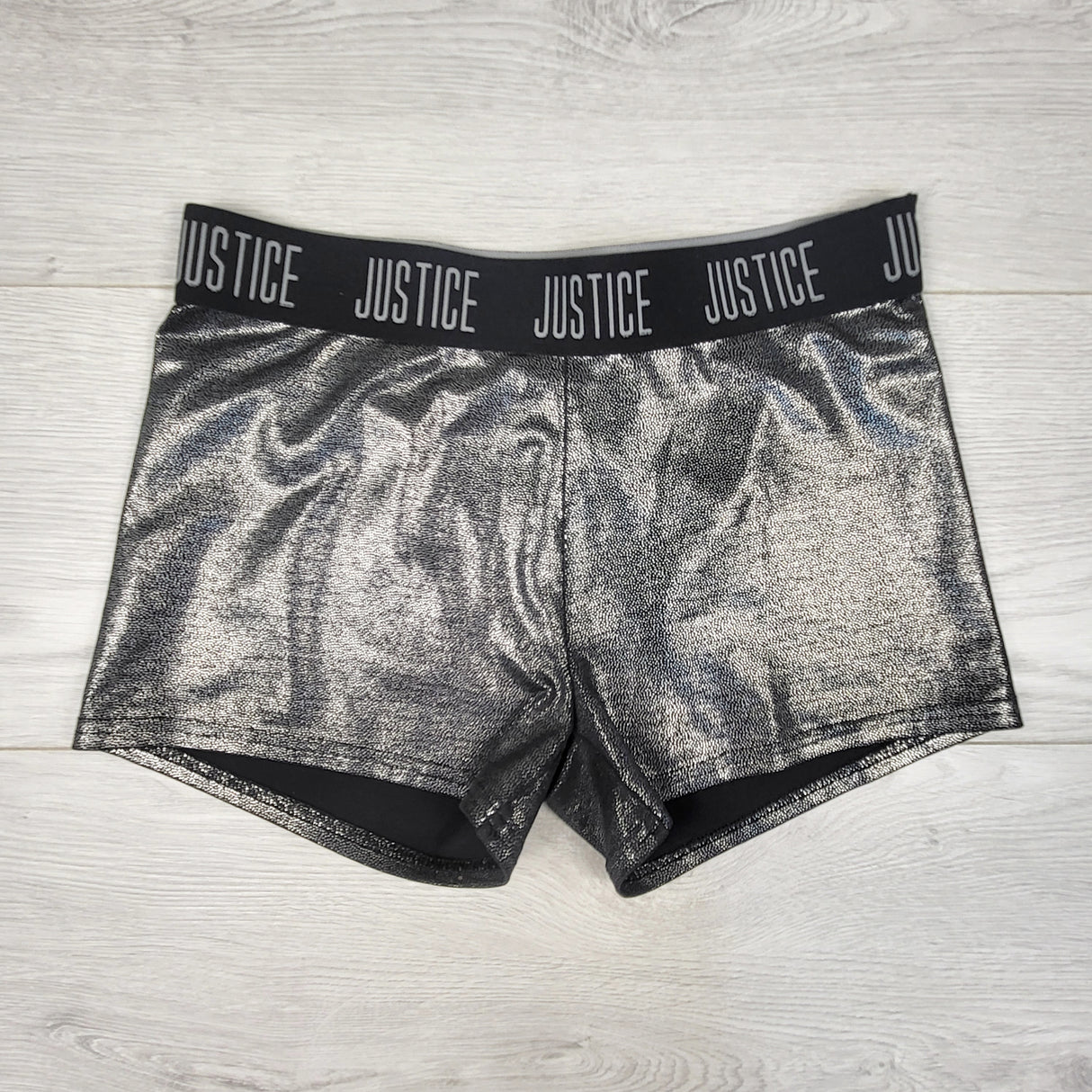 Justice sparkly gymnastics shorts. Size 12