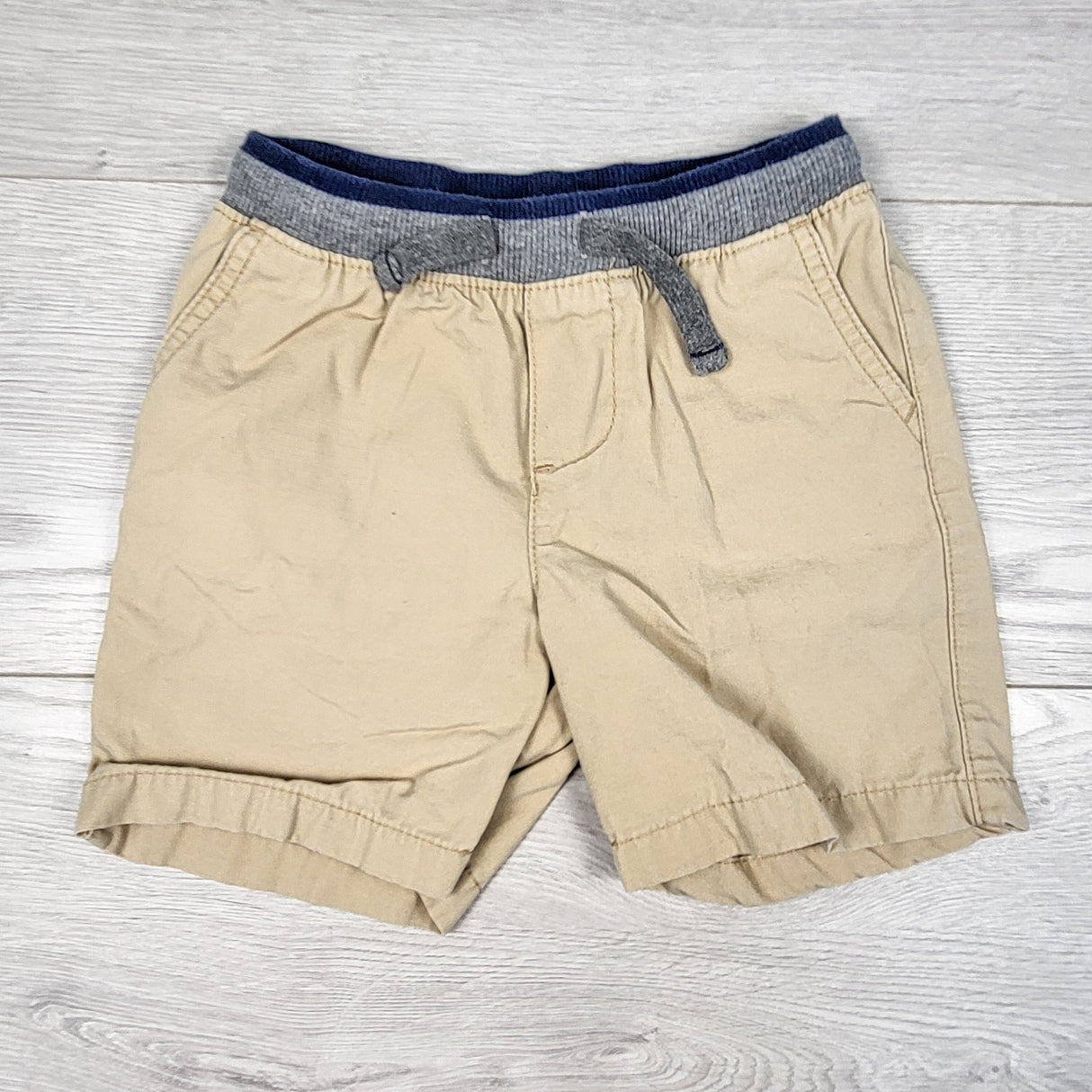 Carters khaki shorts with cotton waistband. Size 24 months