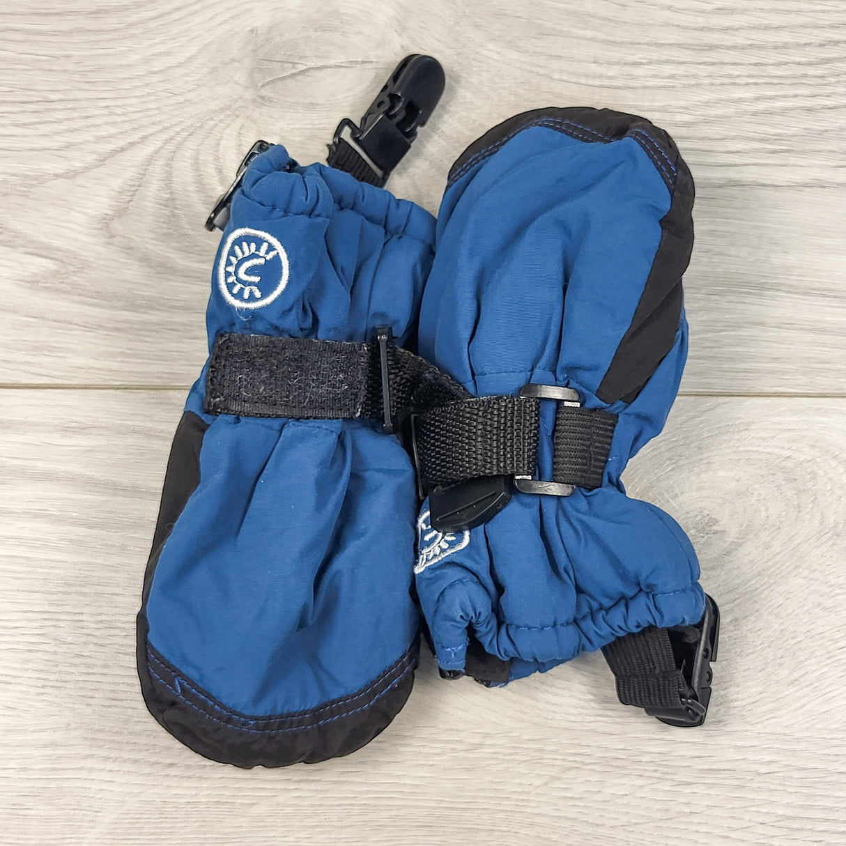 Calikids blue mittens. Size 12-24 months