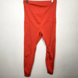 Old Navy orange power soft maternity leggings. Size medium