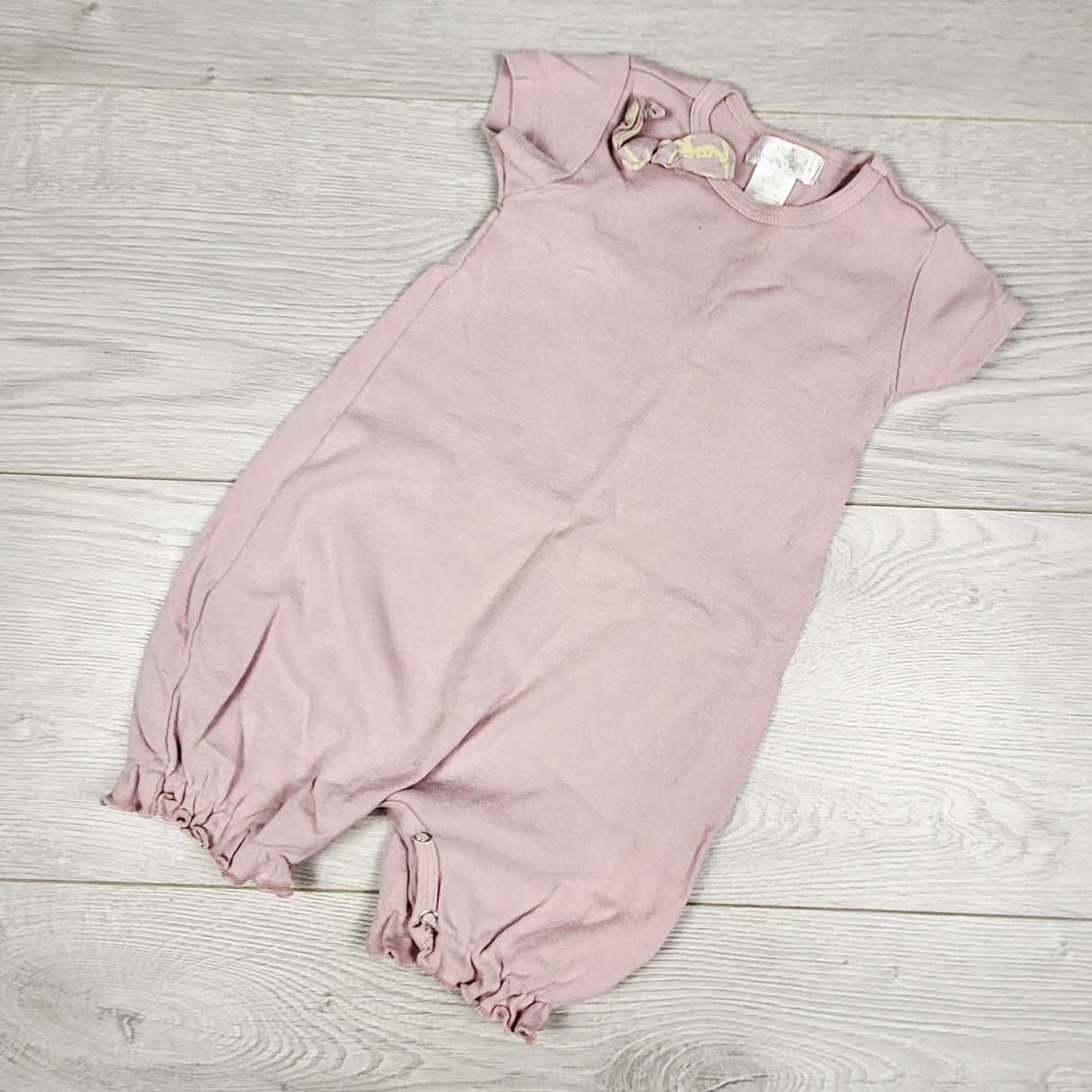 Truffles and Ruffles pinky-purple romper. Size 6-12 months