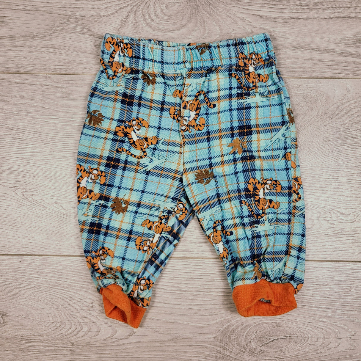 Disney plaid Tigger pants. Size 0-3 months