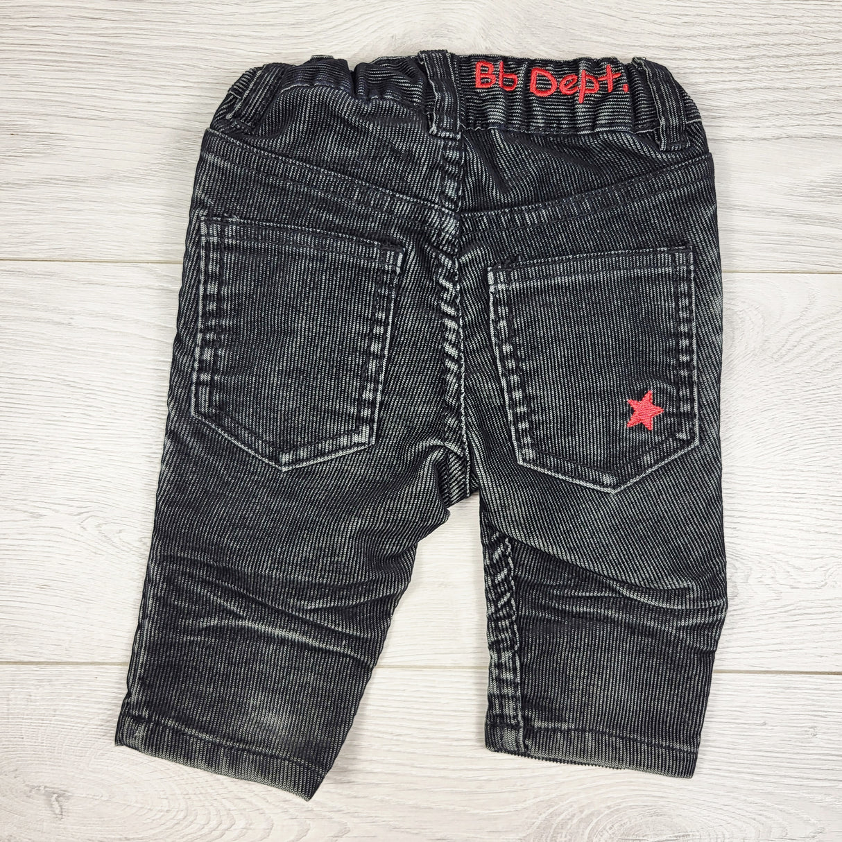 H and M ribbed denim look pants. Size 2-4 months